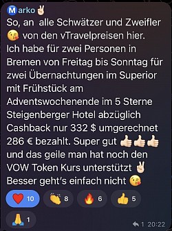 vTravel 1. Hotelbuchung